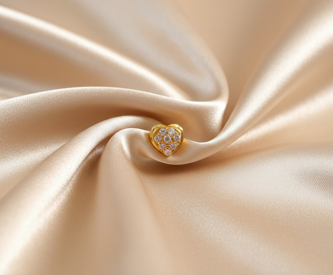 Heart Design Nosepin