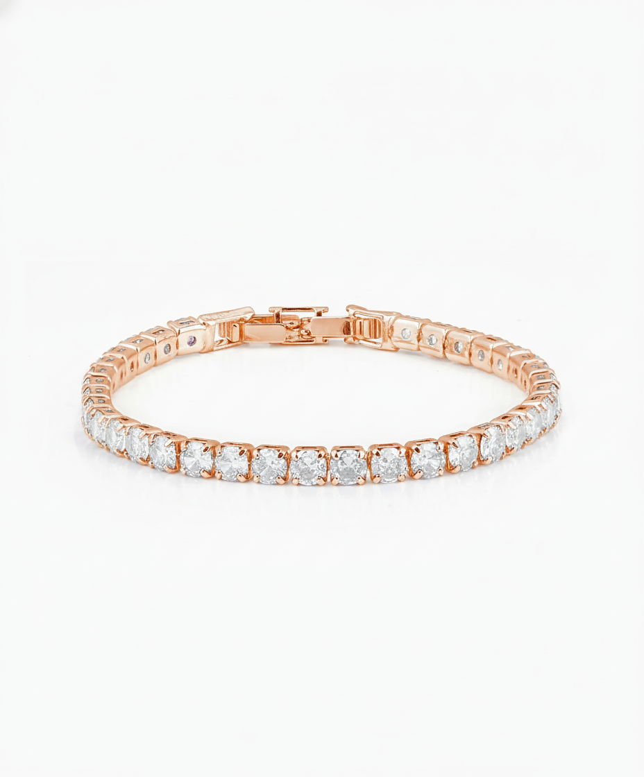 Tennis Bracelet [Rose gold]