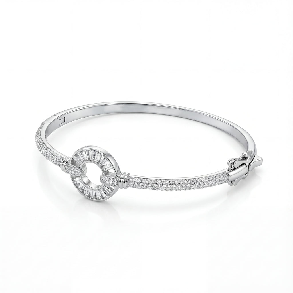 Cz Sun Burst Cuff