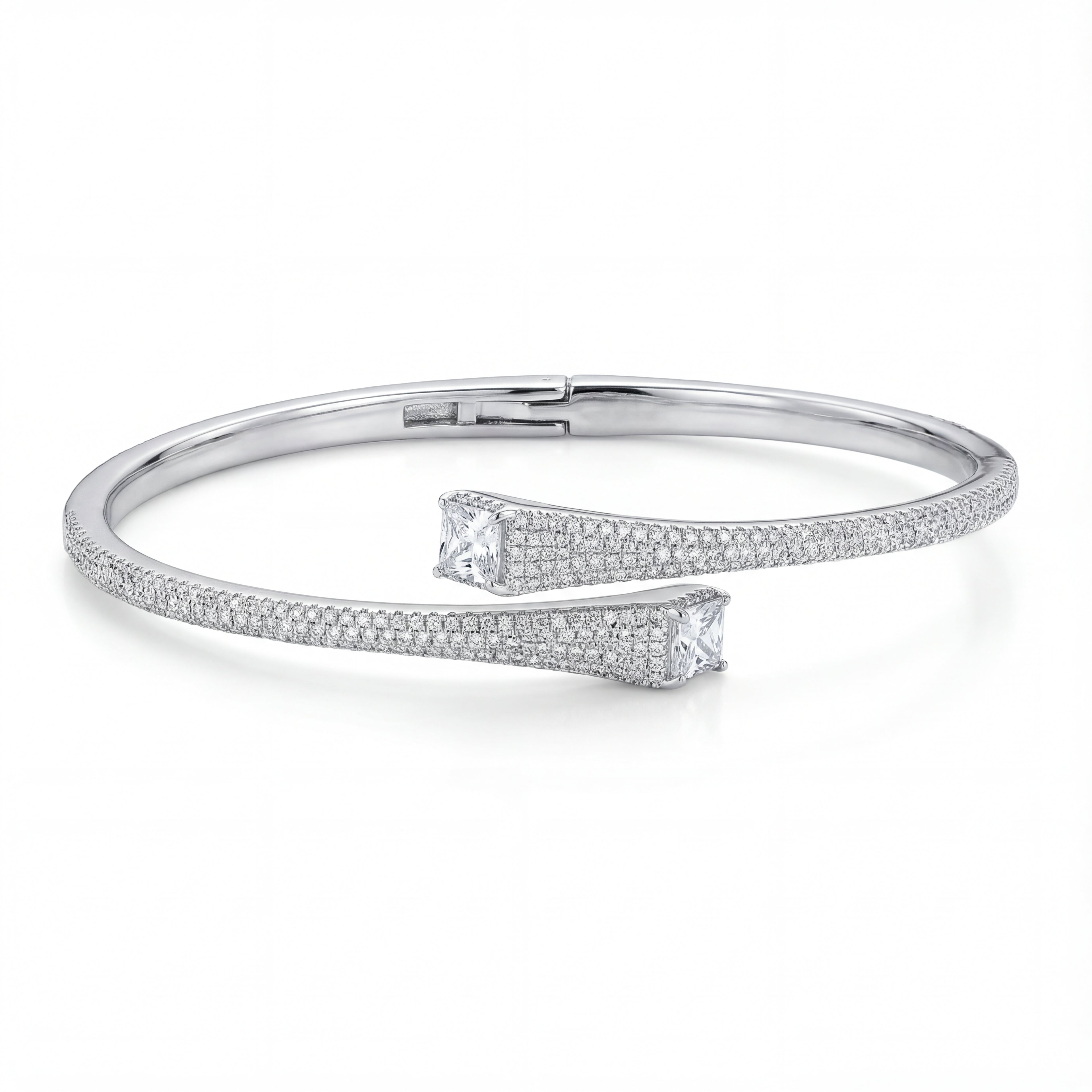 Cz Pave Twist bracelet