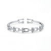 U Link CZ Hardware Cuff Bracelet