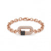 Rose Noir Chain bracelet