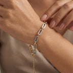 Azure chain Bracelet