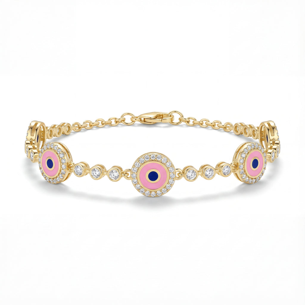 Evil Eye charm bracelet