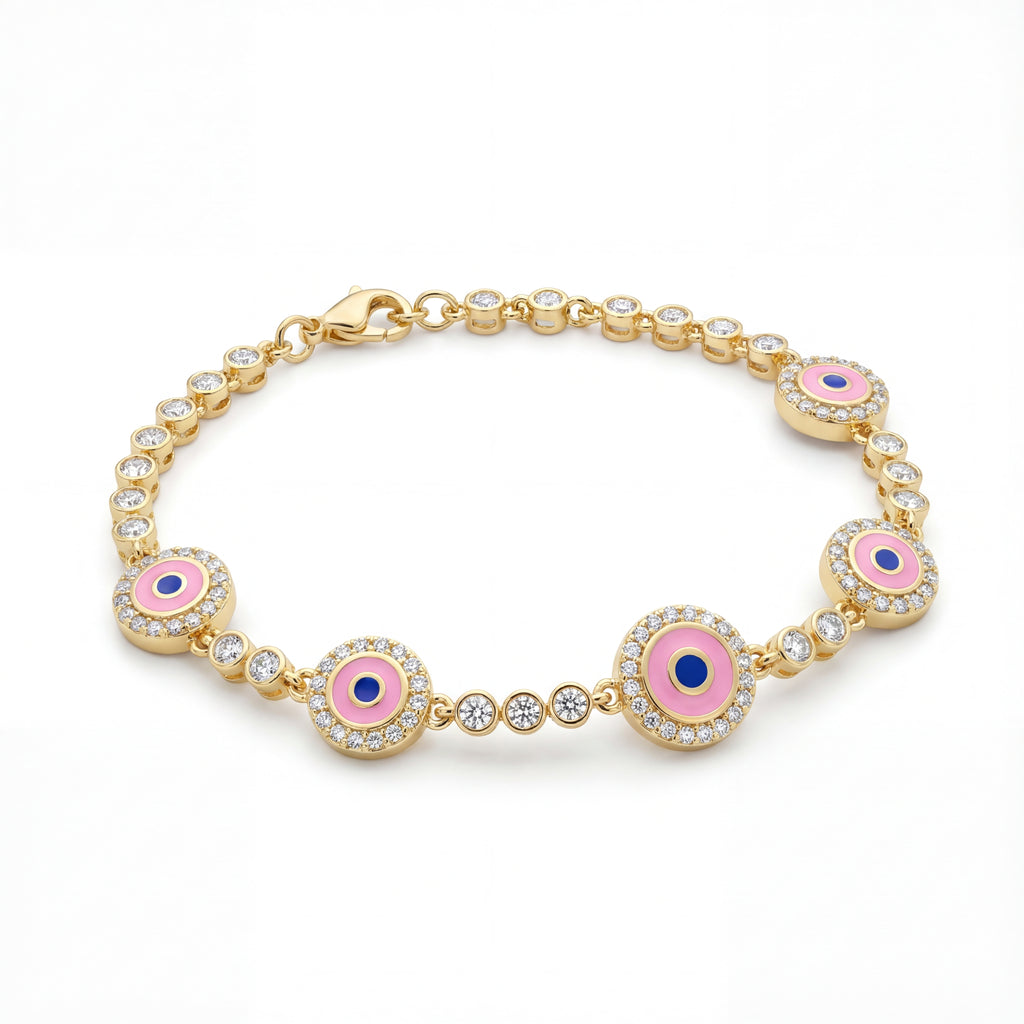 Evil Eye charm bracelet