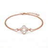 Clover charm bracelet