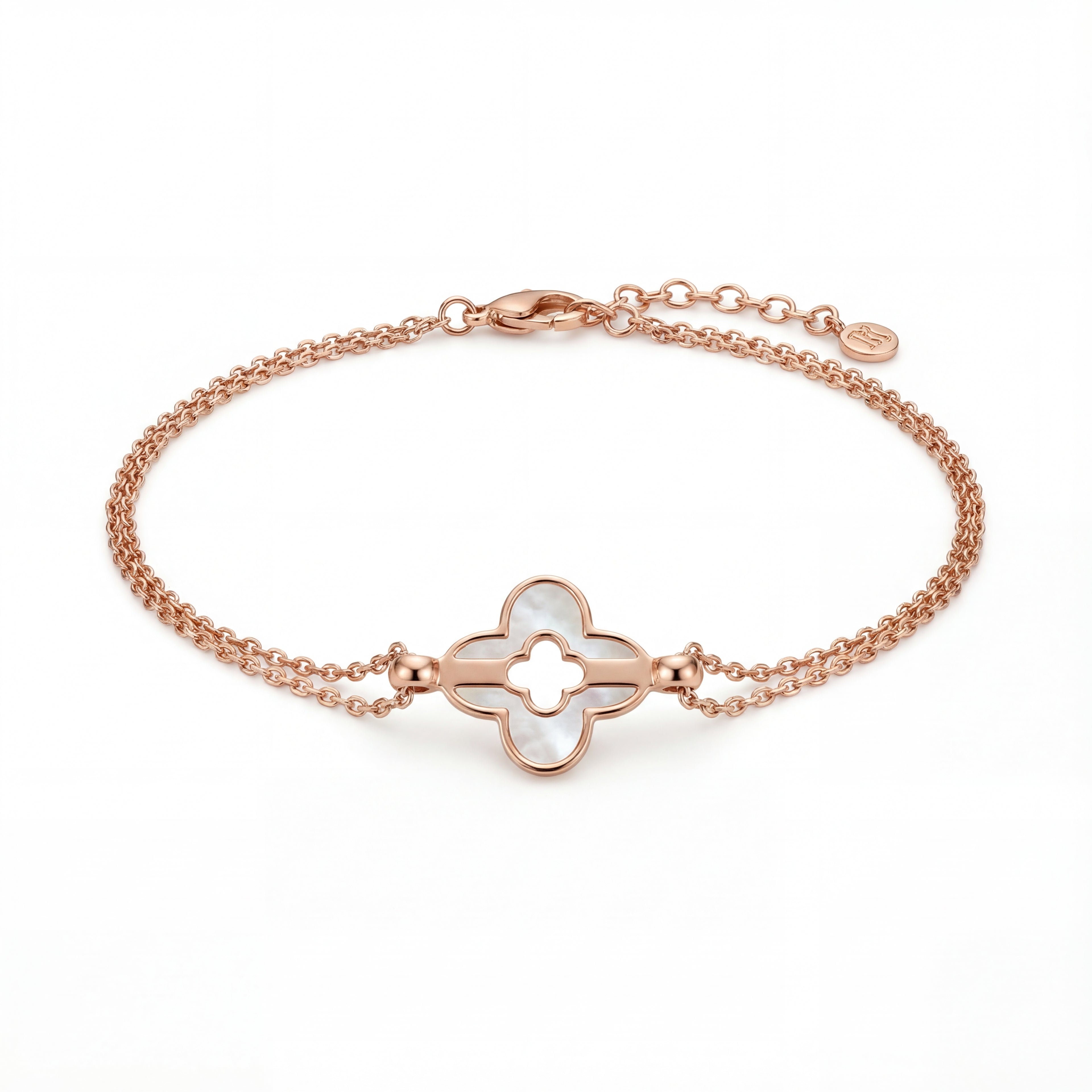 Clover charm bracelet