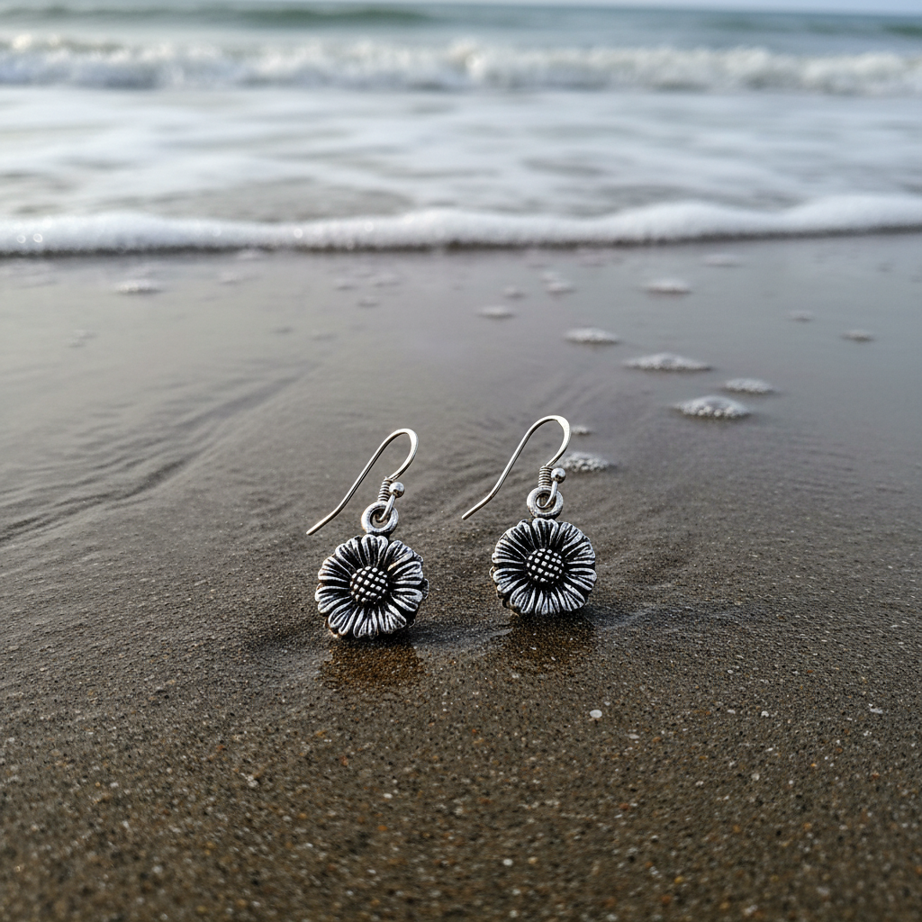 Sun Flower Earrings