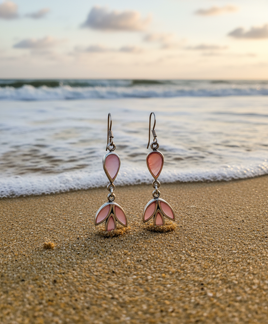 MOP Flora Earrings