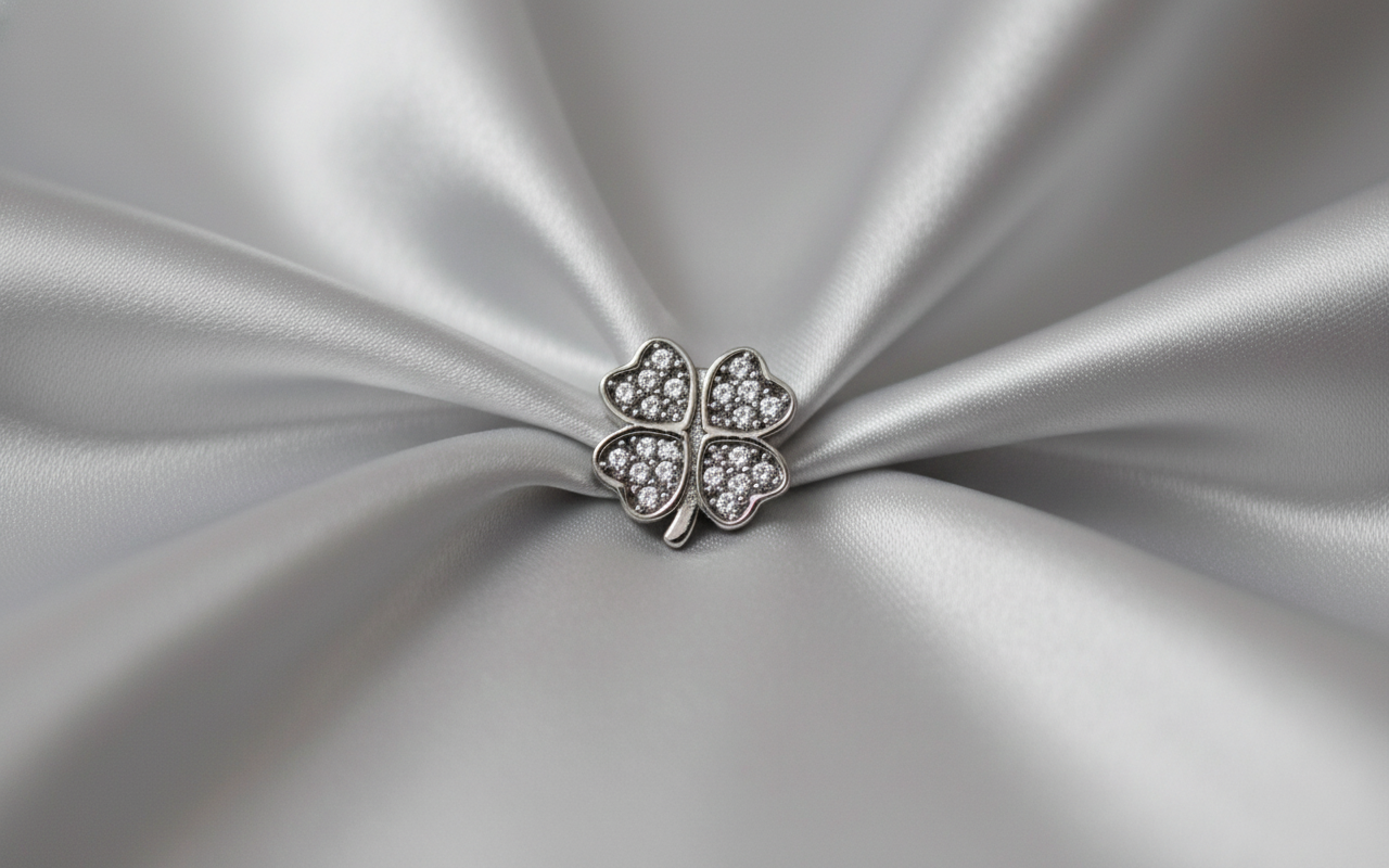 Heart Flower CZ Studs