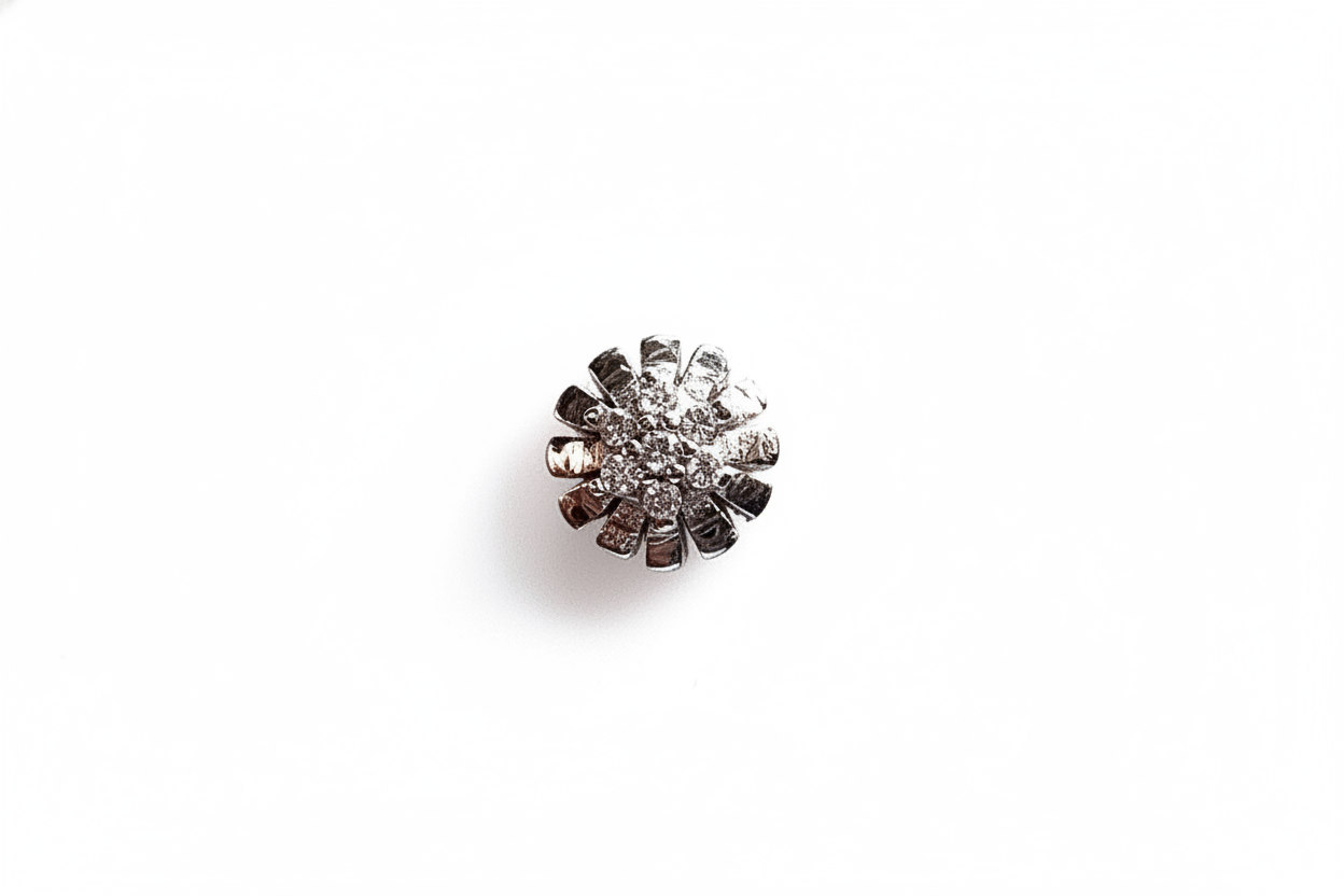Sun Flower CZ Studs