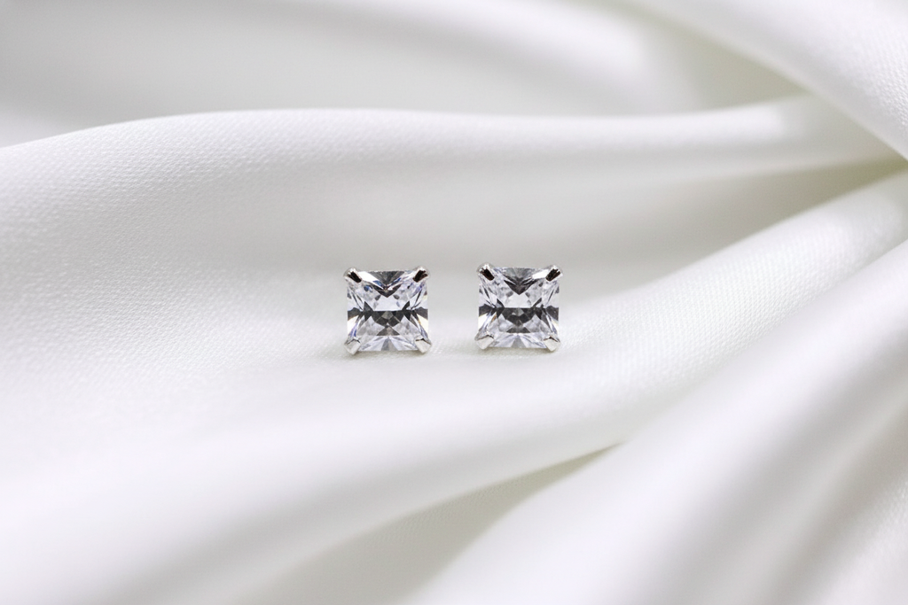 Princess CZ Studs