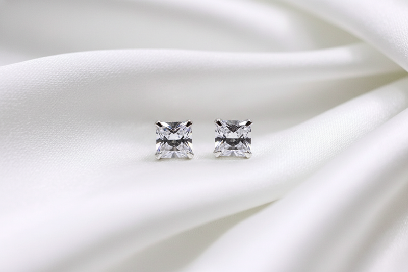 Princess CZ Studs
