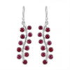 Ruby Vine Danglers