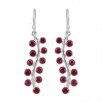 Ruby Vine Danglers
