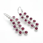 Ruby Vine Danglers