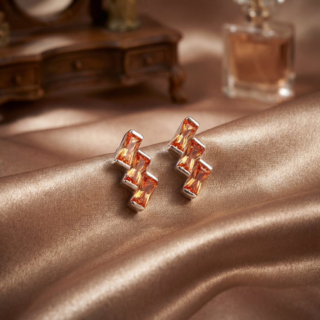 Cubic Sparkle Studs