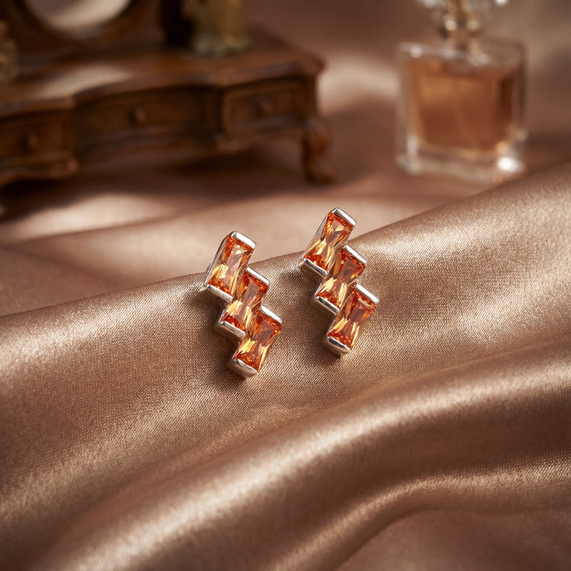 Cubic Sparkle Studs