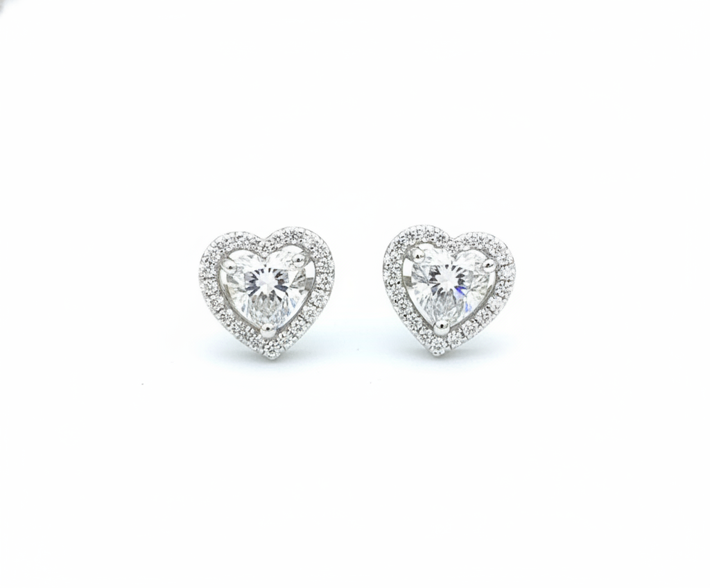 Heart Ear Studs