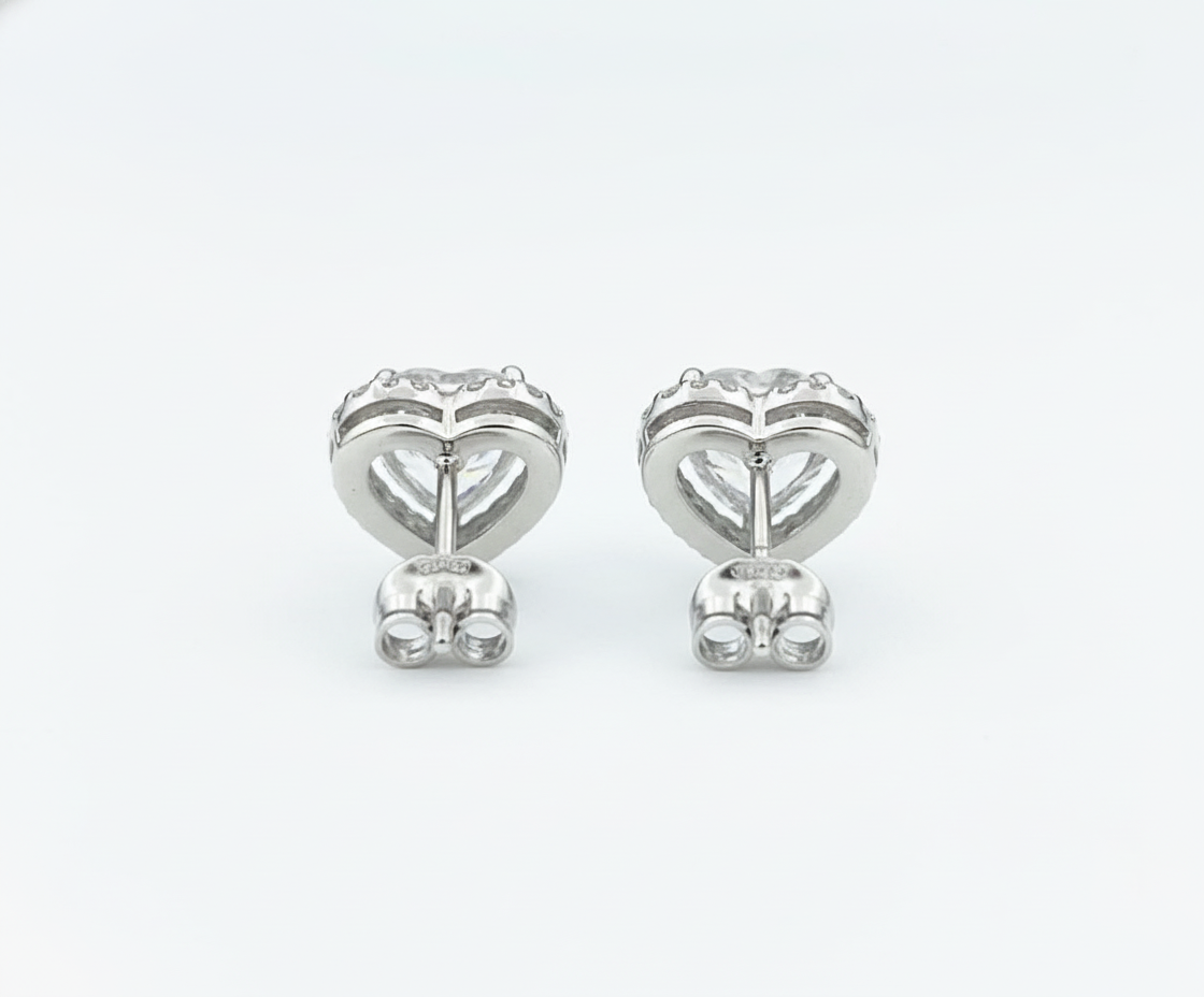 Heart Ear Studs
