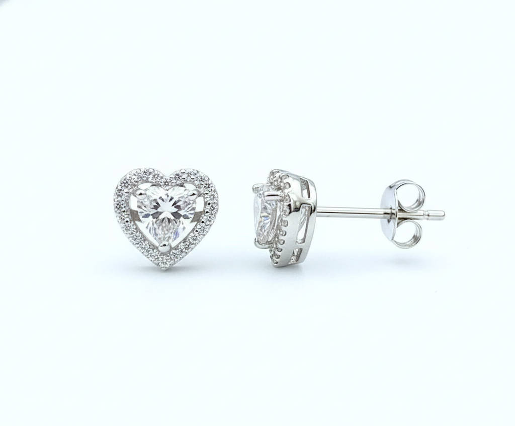 Heart Ear Studs
