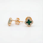 Cross Charm Earrings