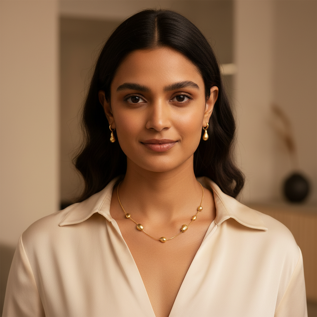 Golden Teardrop Chain