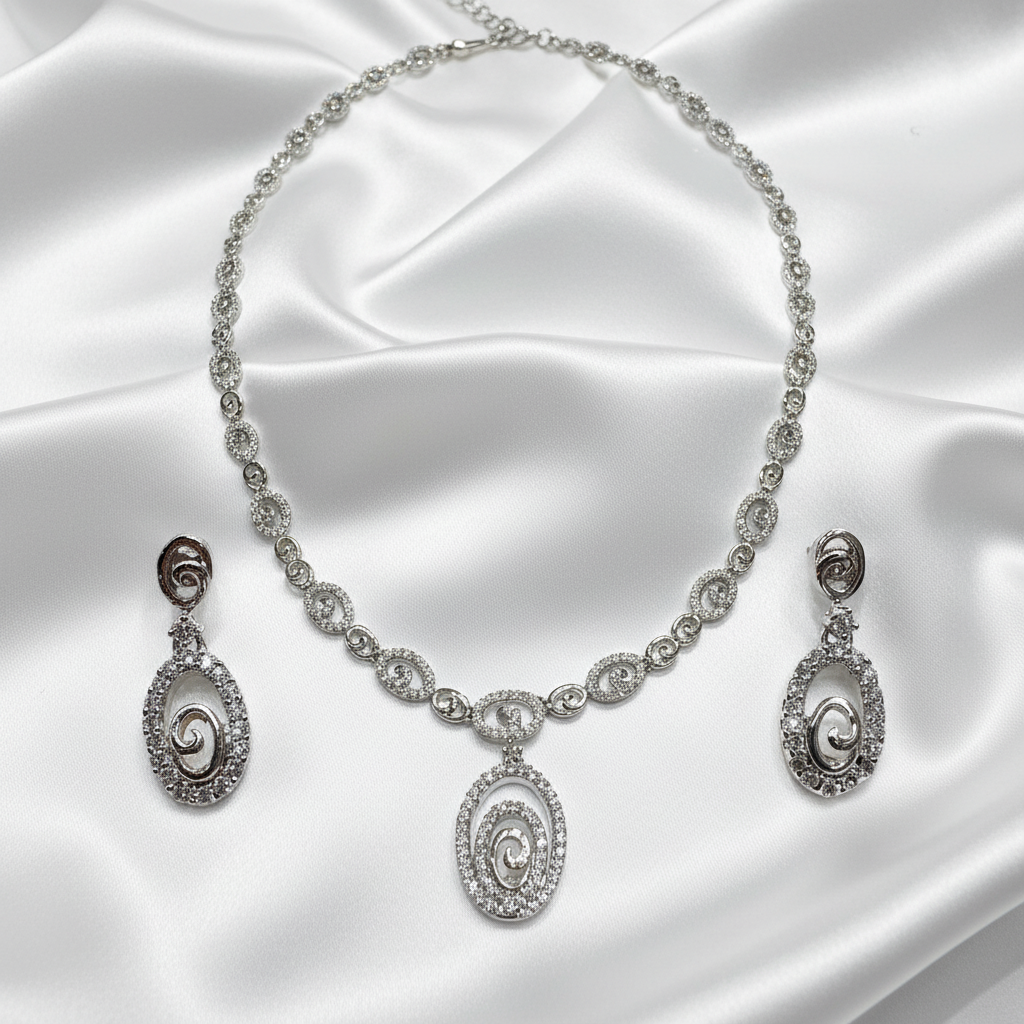 Splendor Necklace Spiral Splendor Necklace – Gehnaz