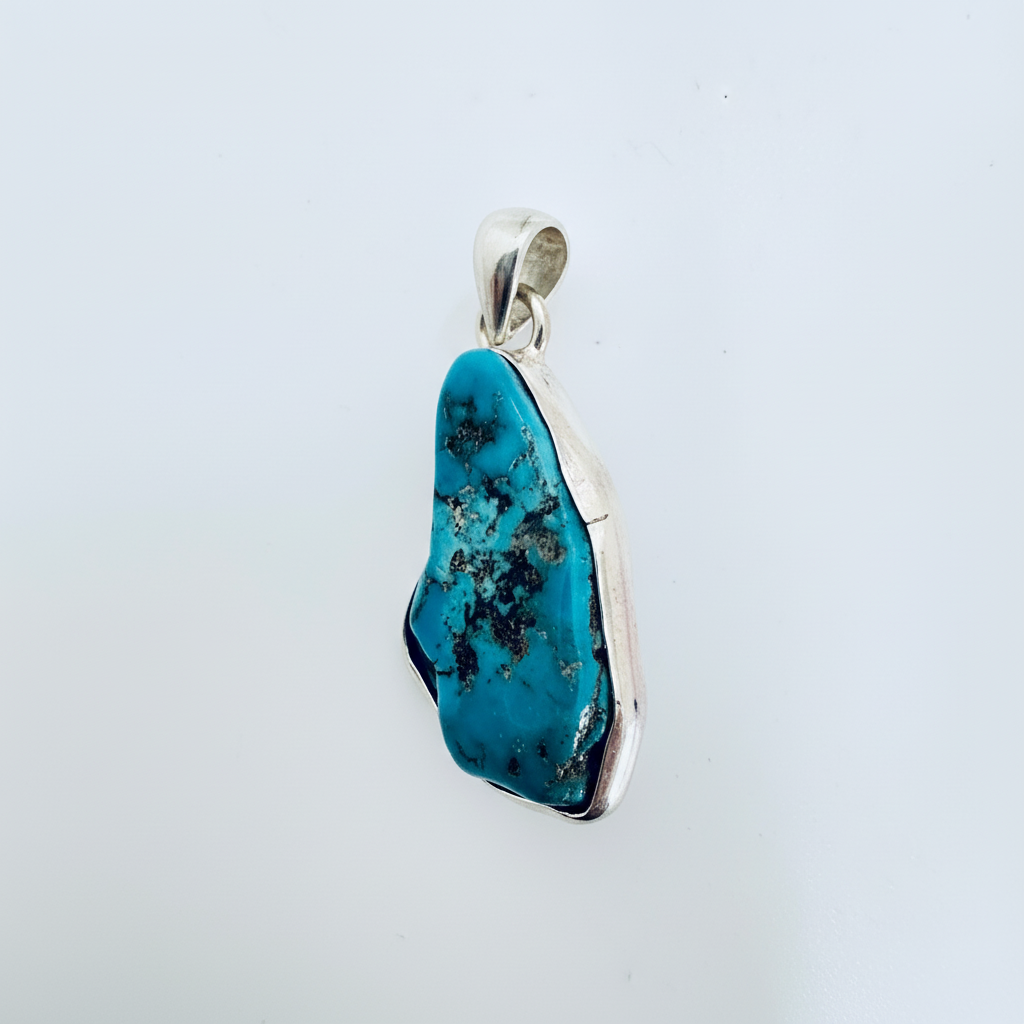 Sleeping Beauty Turquoise Pendant