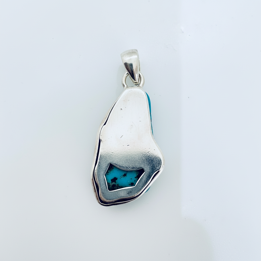 Sleeping Beauty Turquoise Pendant