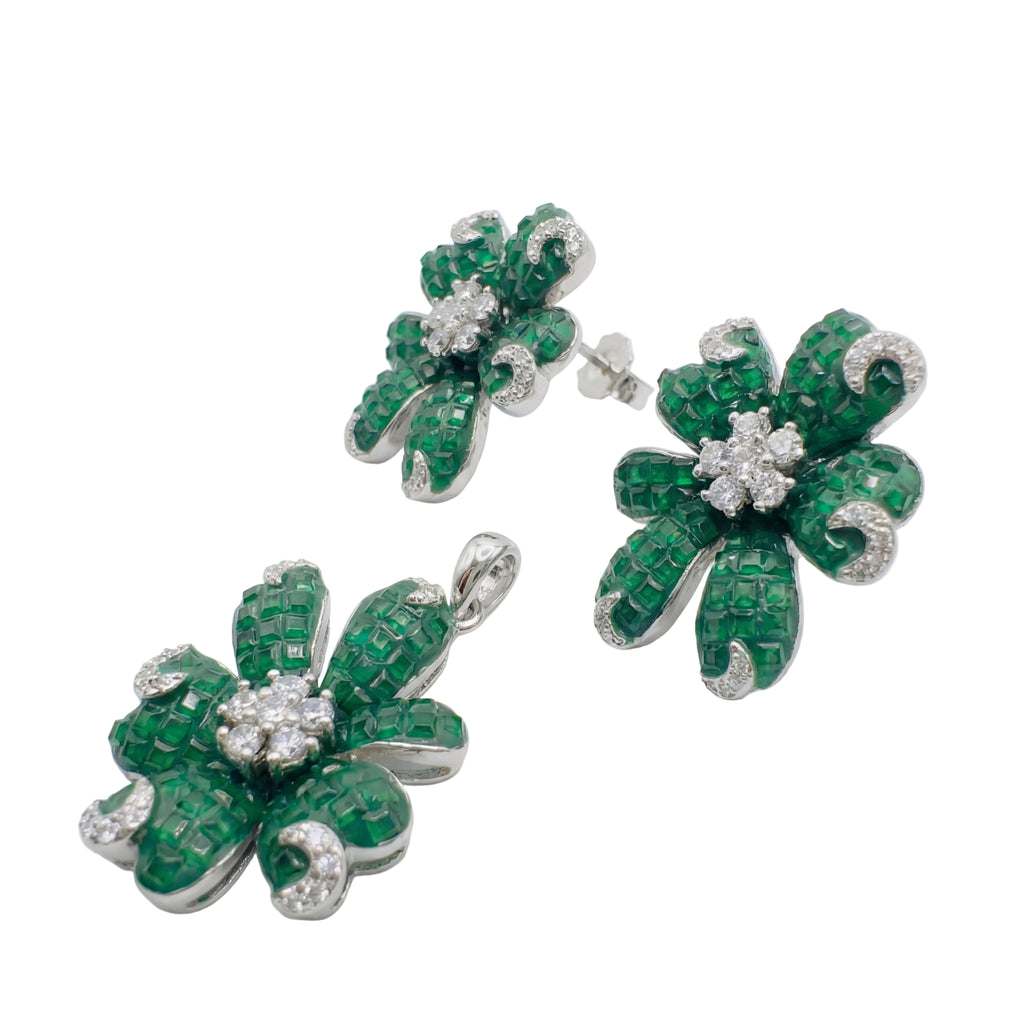 Floral Green Bloom