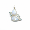 Moonlit Teardrop Charm