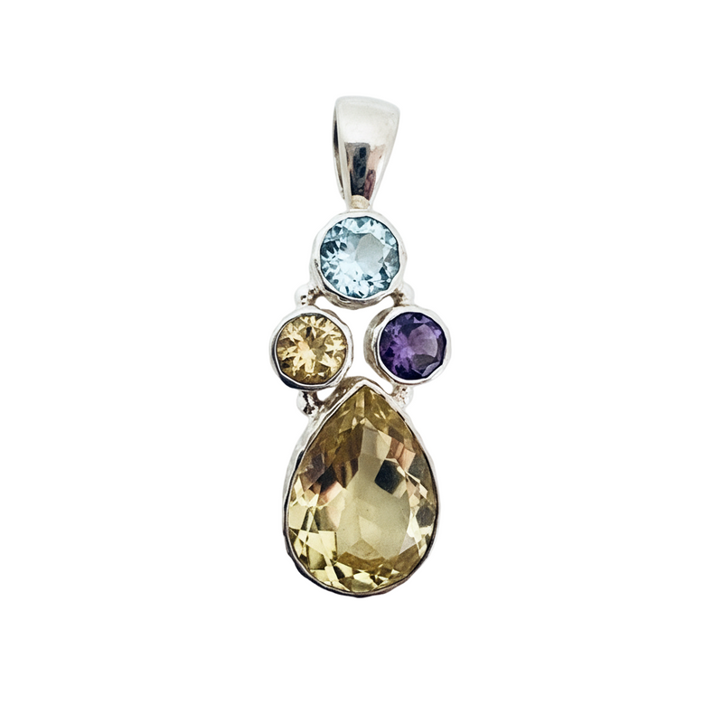 Multi Gemstone Pendant