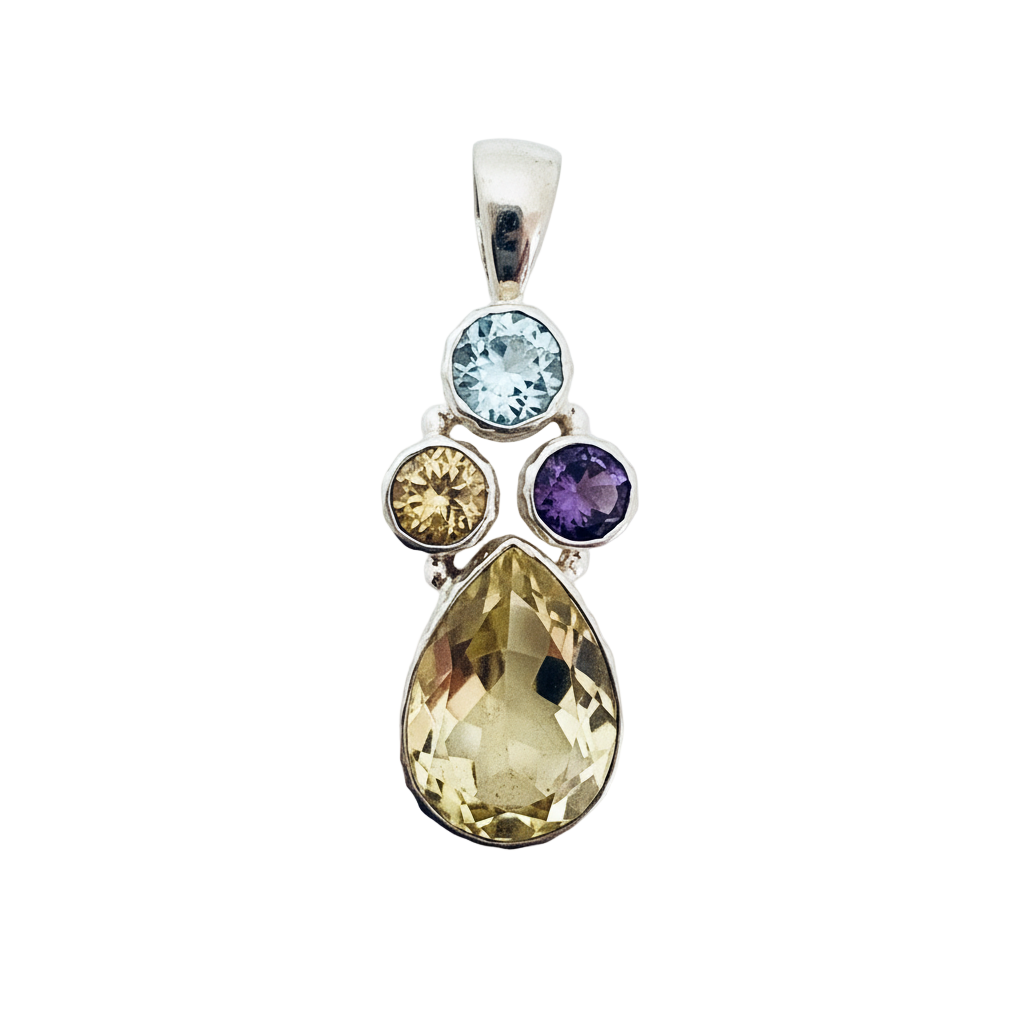 Multi Gemstone Pendant