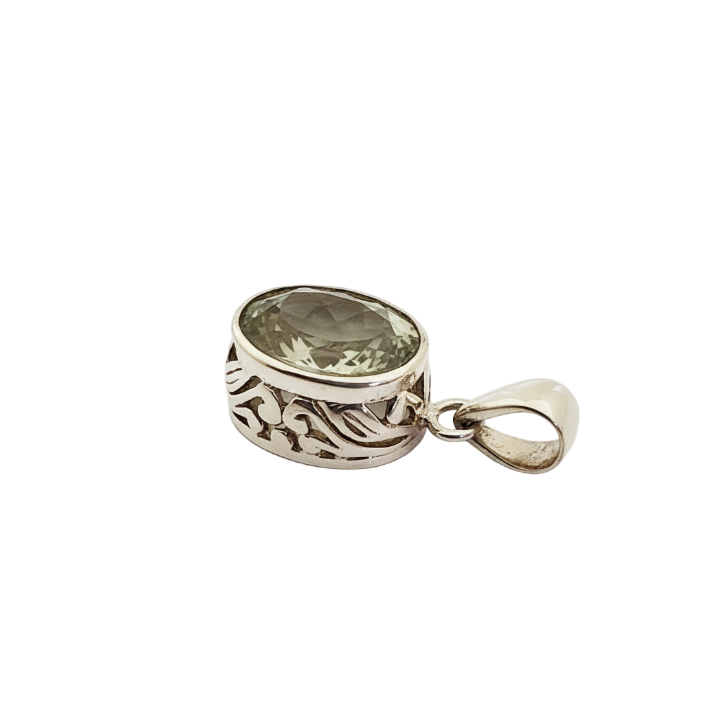 Green Amethyst Pendant