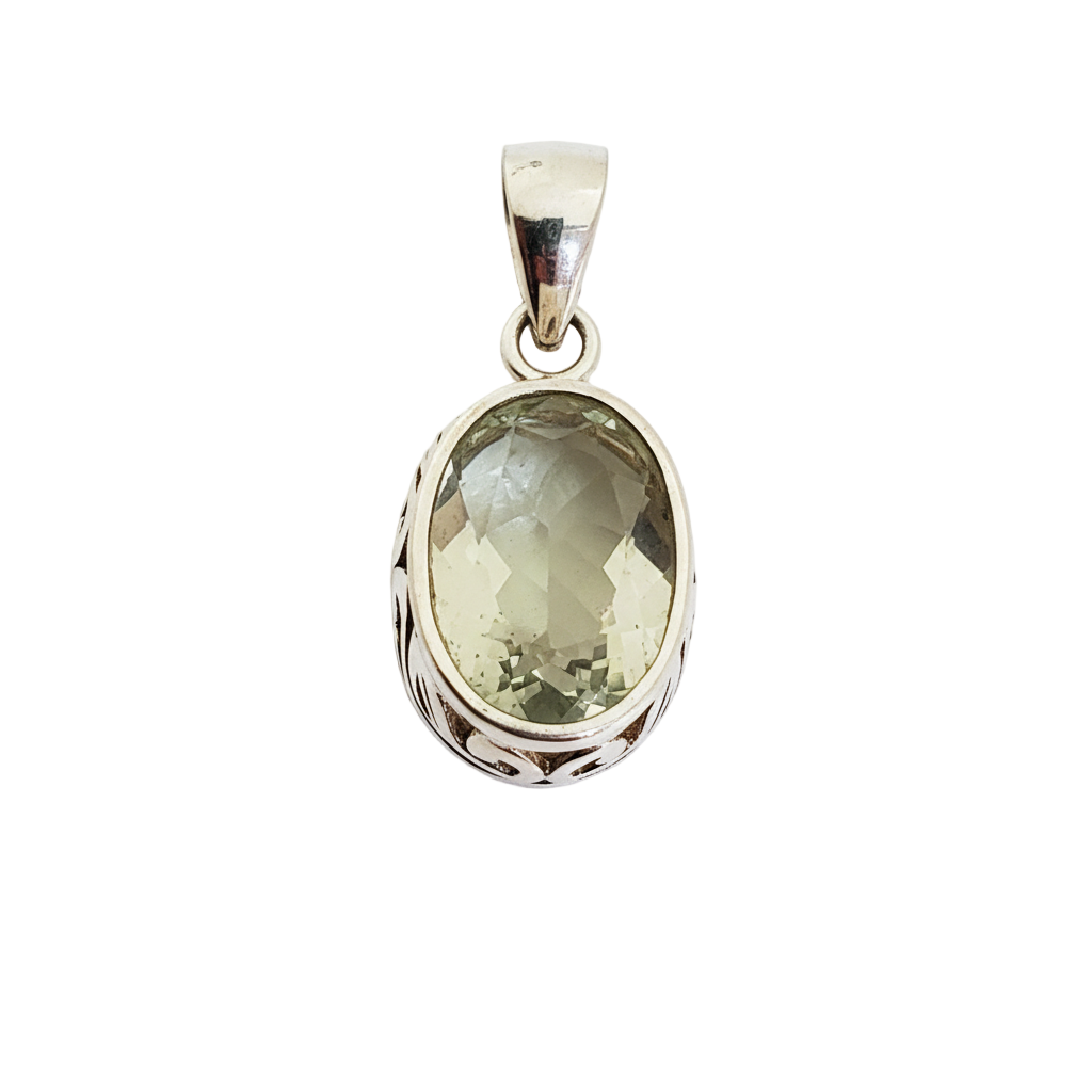 Green Amethyst Pendant