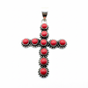 Christmas Cross Charm