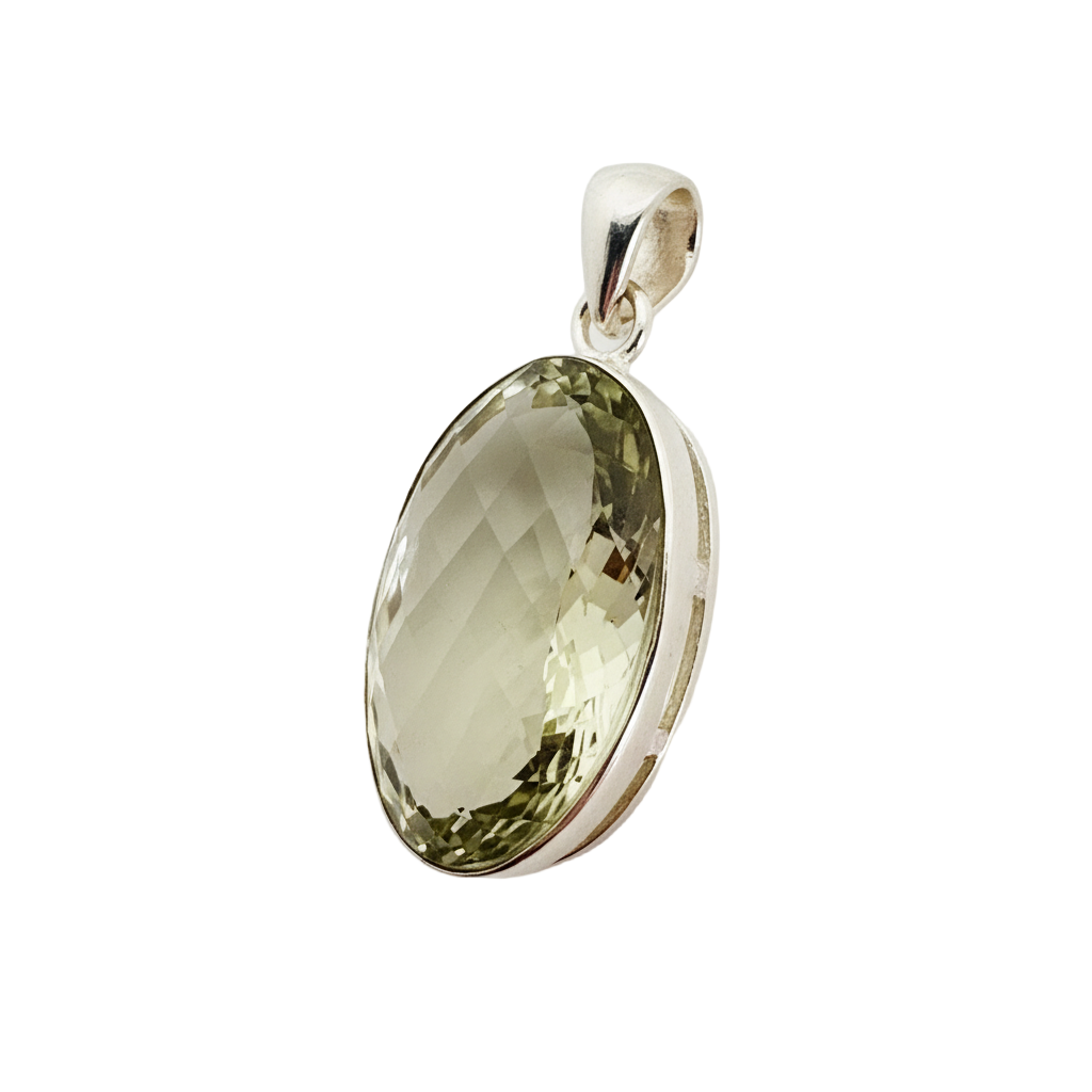 Green Amethyst Pendant