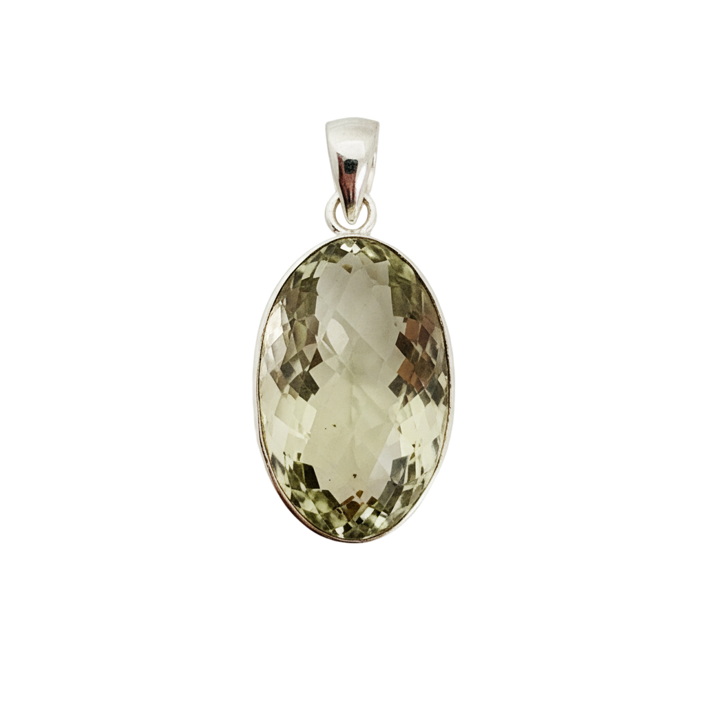 Green Amethyst Pendant