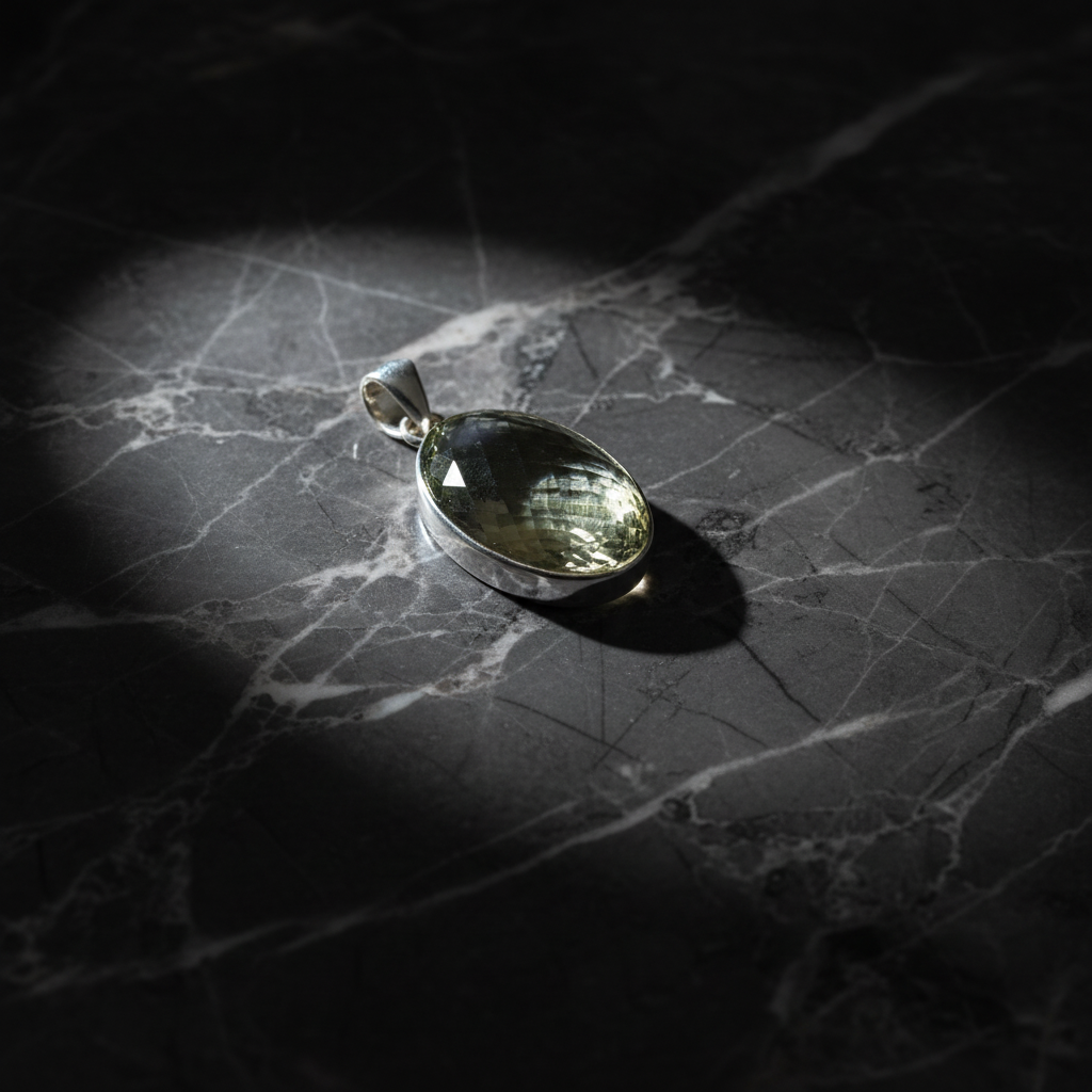 Green Amethyst Pendant