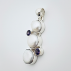 Multi Pearl Gemstone Pendant