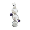 Multi Pearl Gemstone Pendant