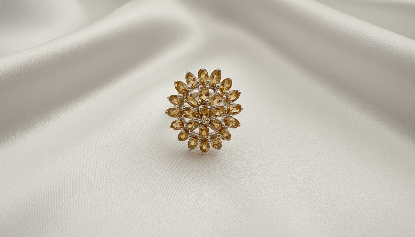 Yellow Umbrella Ring