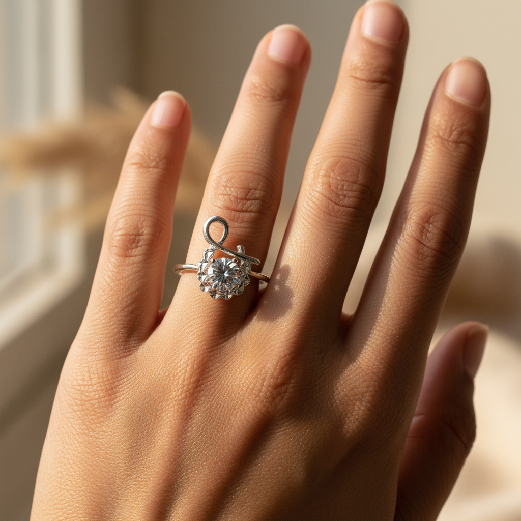Radiant Rivet Ring