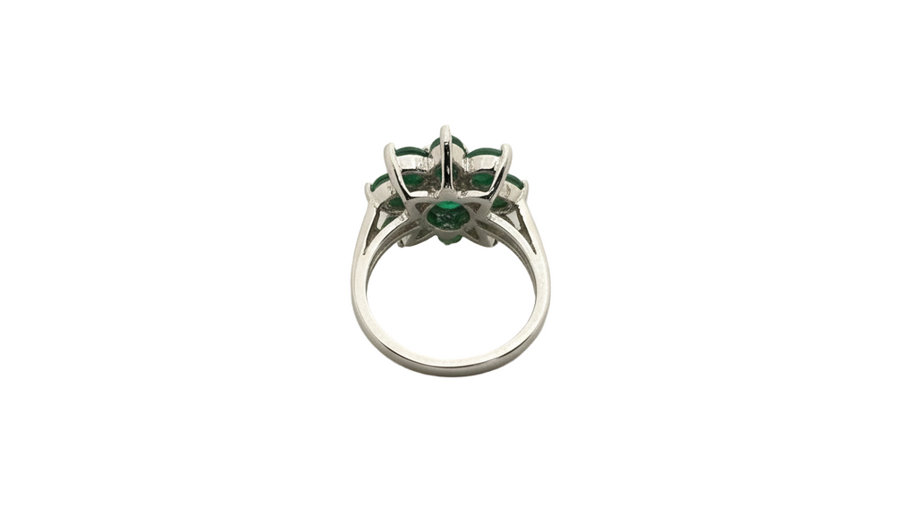 Whirlpool Emerald Ring