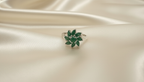 Whirlpool Emerald Ring