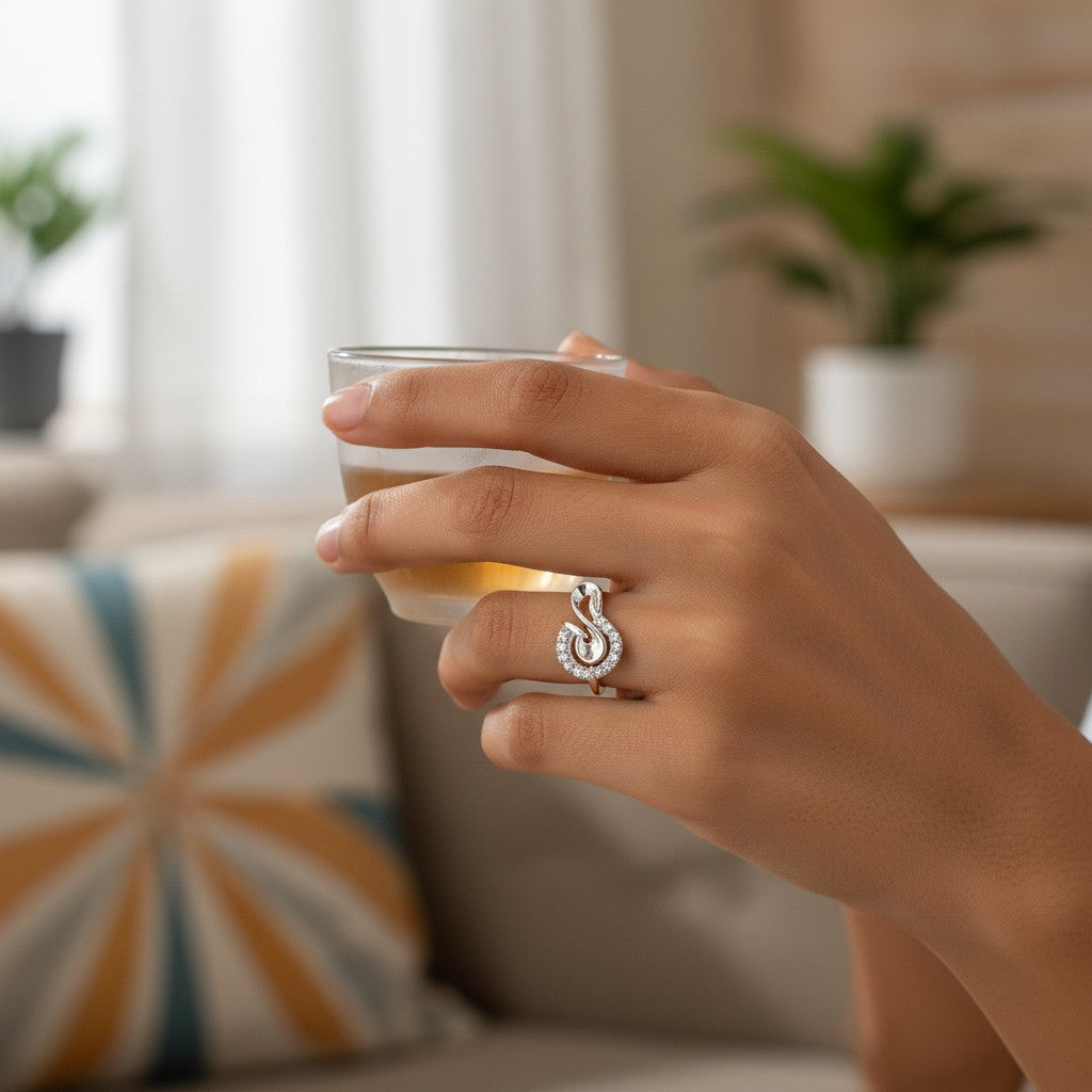 Diamond Daisy Ring