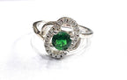 GreenTwirl Ring