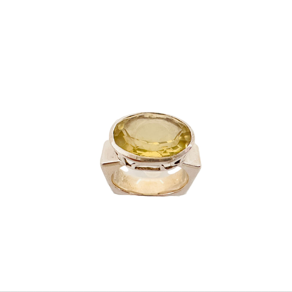 Citrine Gemstone Ring