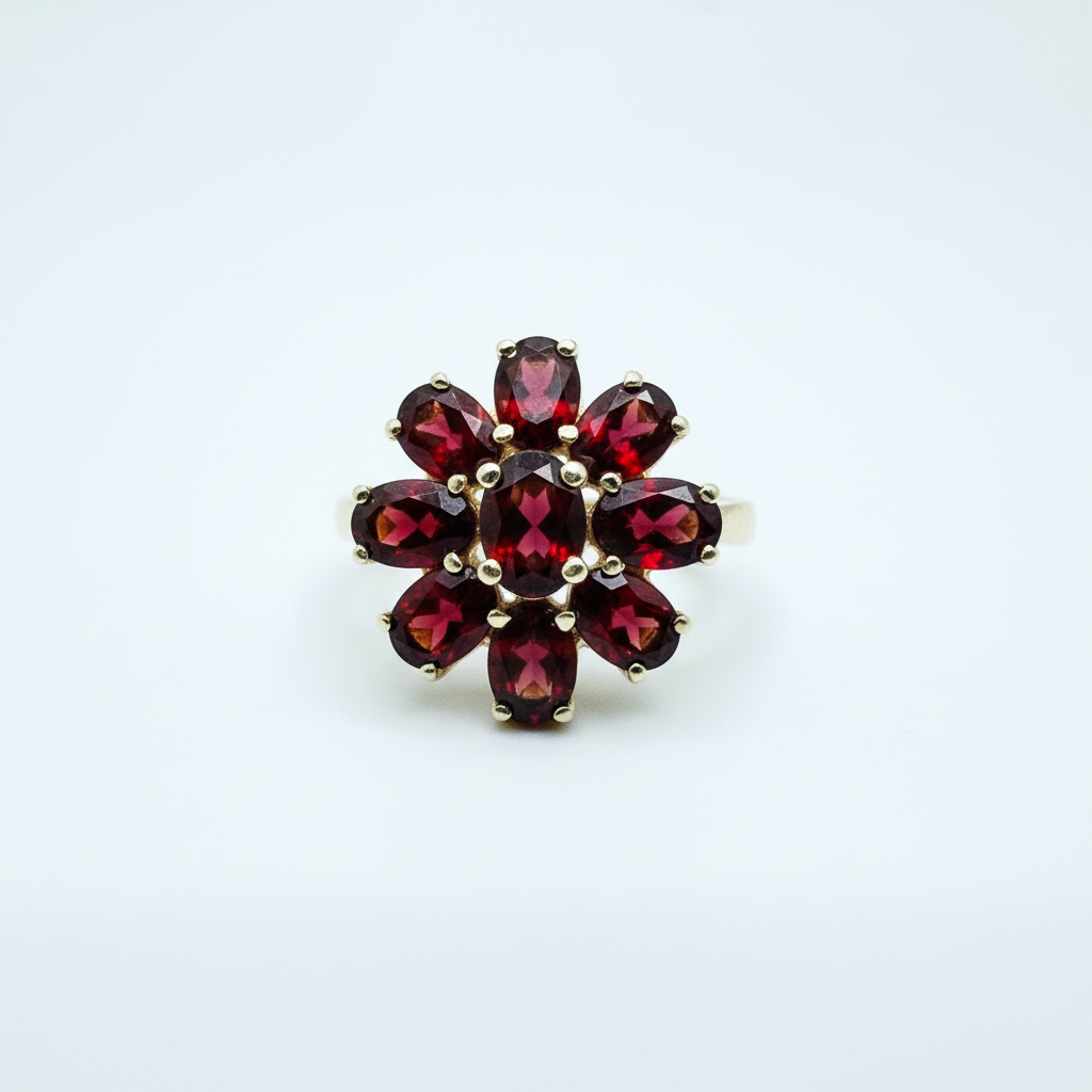 Red Floral Charm